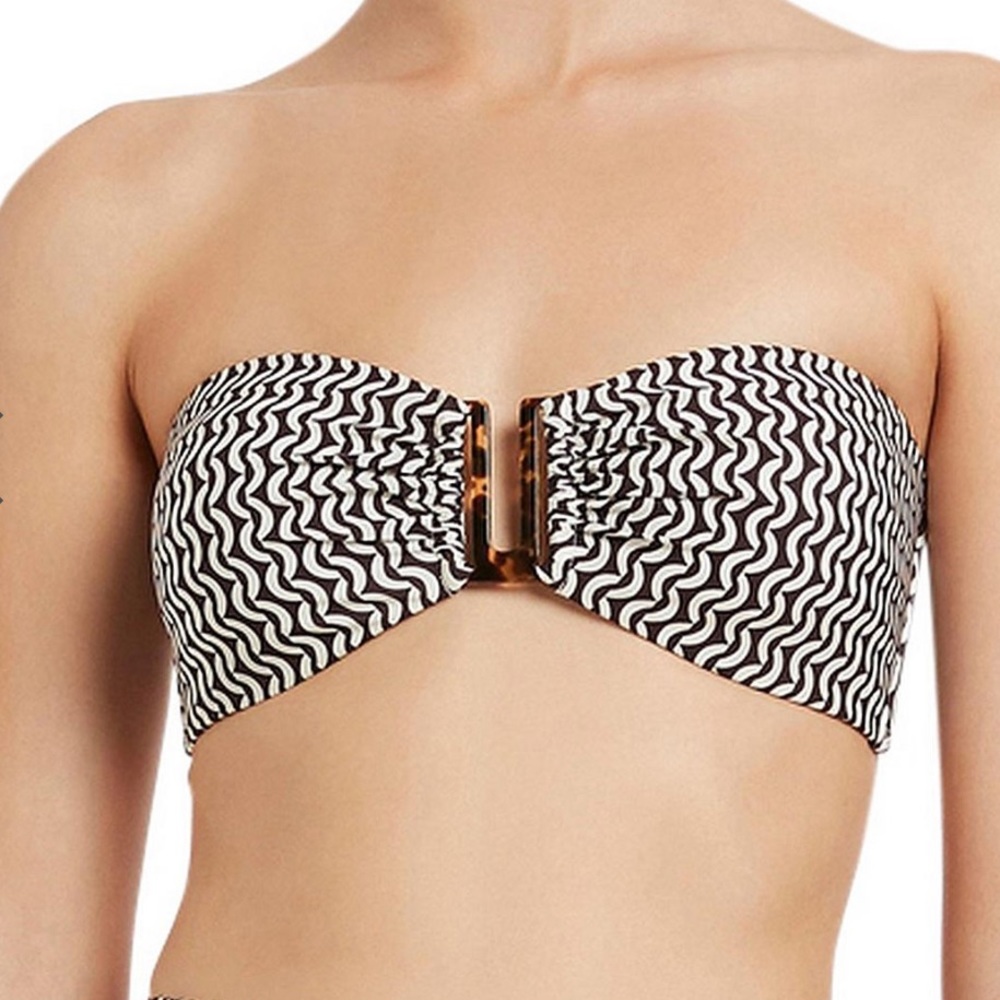 BNWT jets bandeau bikini top size US10